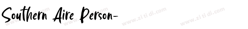 Southern Aire Person字体转换